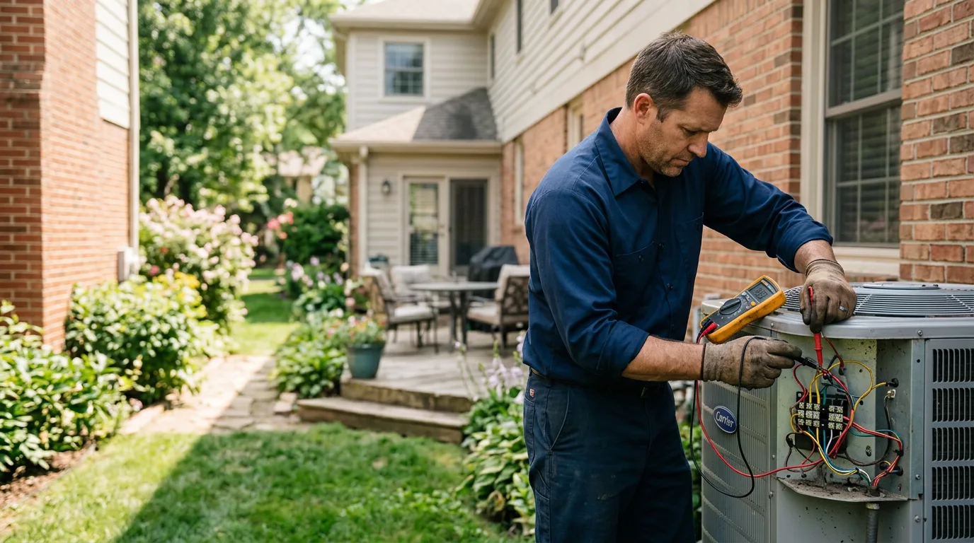 HVAC technician working near Roach, MO